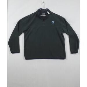 NHL Seattle Kraken 1/4 Zip Pullover, Mock Neck, Men's Size XL PRE-OWNED